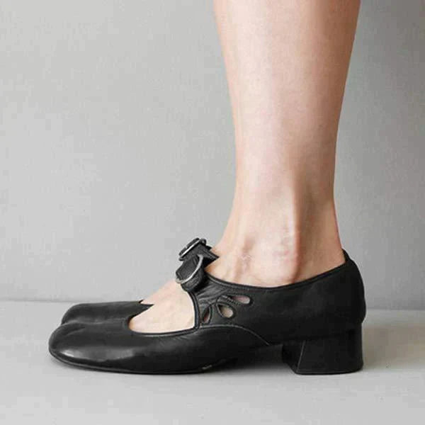 Rhoda® | Classic sandals with leather heels