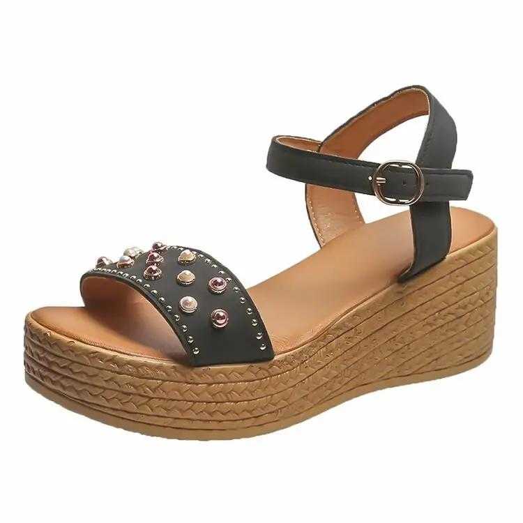 Sharon® | Chic Women Sandals Buckle Wedge
