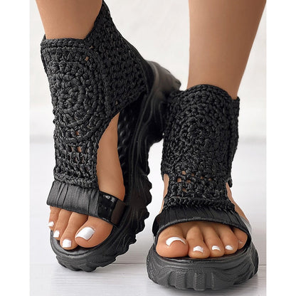Natalia® | Dames Braided Sandals