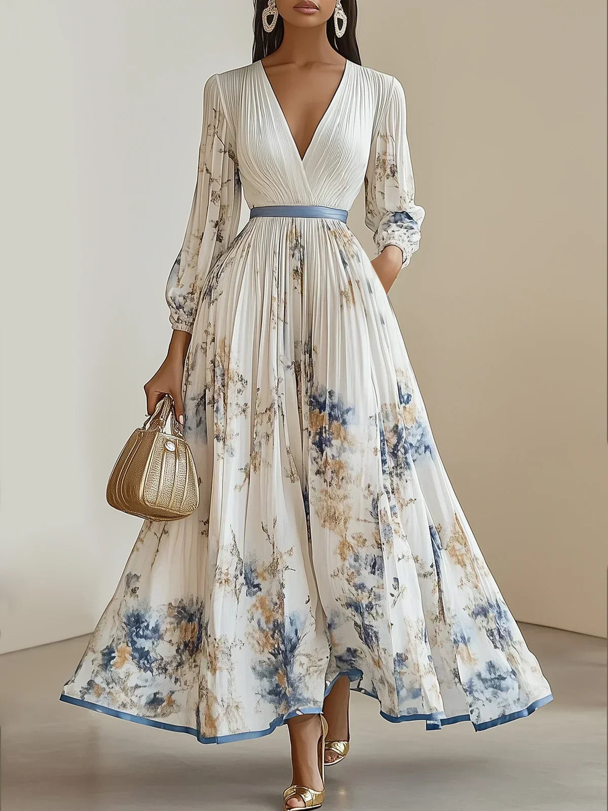 Abigail | Timeless Floral Elegant Dress