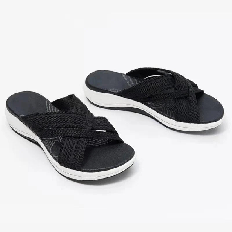 Valentina® | Women's platform sandals with elastic band