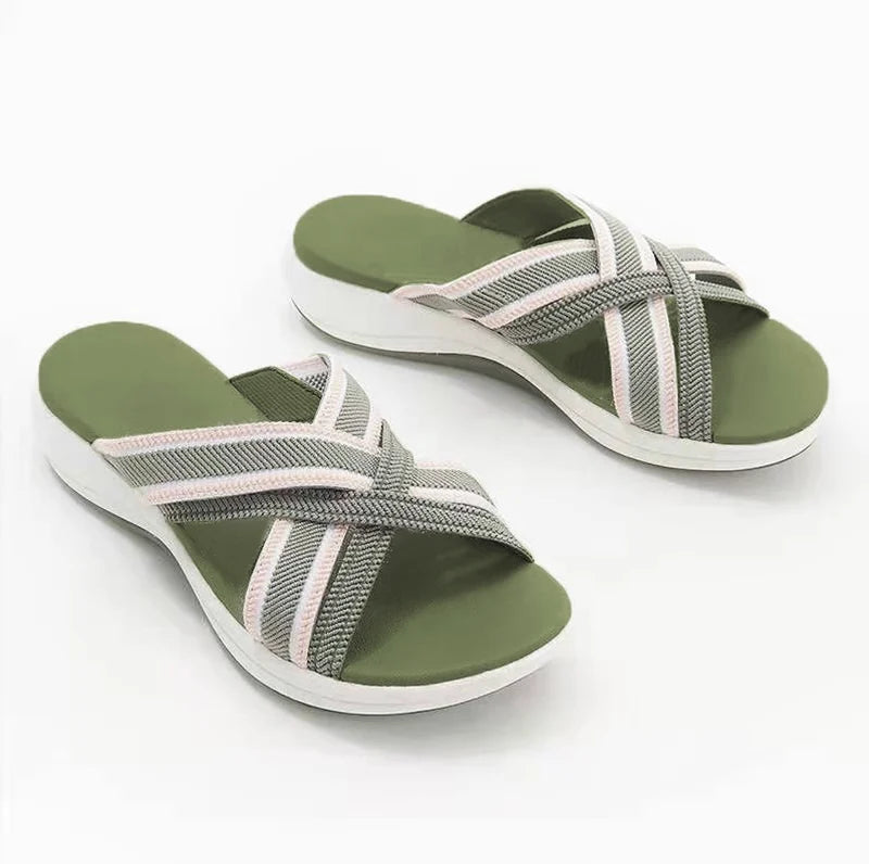 Valentina® | Women's platform sandals with elastic band