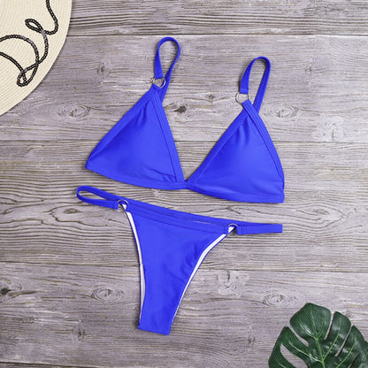 Dalia® | Orange Bikini With Ring Details