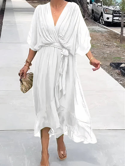 Jimena® | V-Neck Chiffon Dress