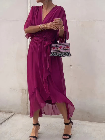 Jimena® | V-Neck Chiffon Dress