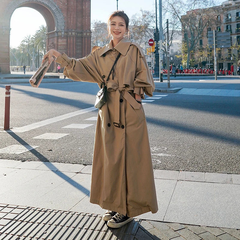 Adela | Hannelore – Long coat for women Elegant Timeless