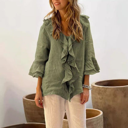 Lilian® | Elegant ruffle blouse