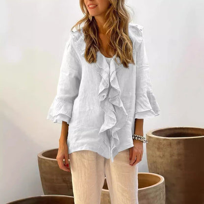 Lilian® | Elegant ruffle blouse