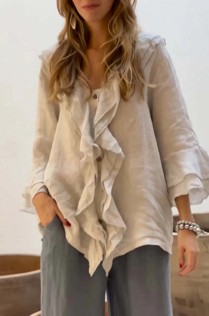 Lilian® | Elegant ruffle blouse