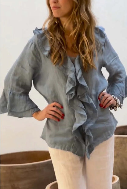 Lilian® | Elegant ruffle blouse