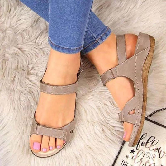 Inés® | Ergonomic Women'S Sandals With Velcro Fastening
