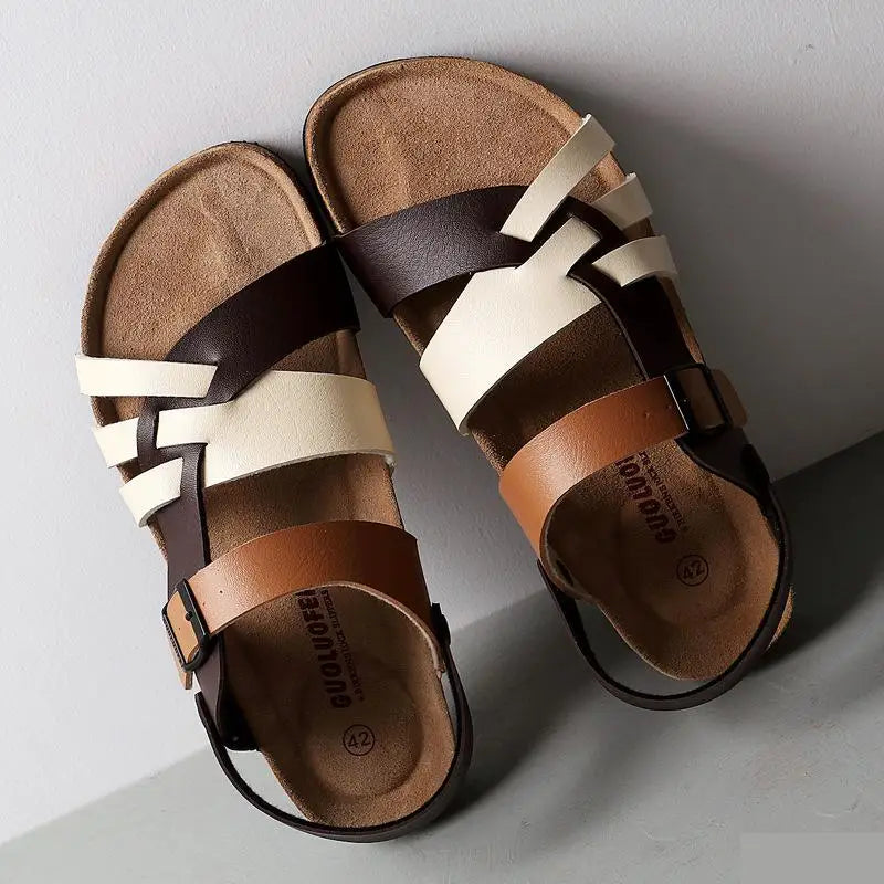 Francisca® | High quality orthopedic leather sandals