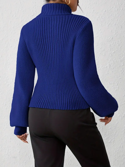 Vilma | high neck sweater with cut out
