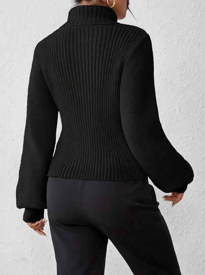 Vilma | high neck sweater with cut out