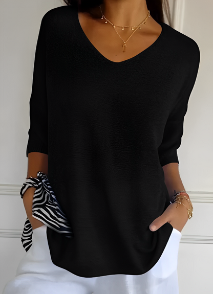 Abigail® | Casual V-neck soft top