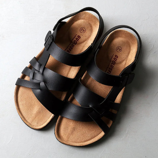 Francisca® | High quality orthopedic leather sandals