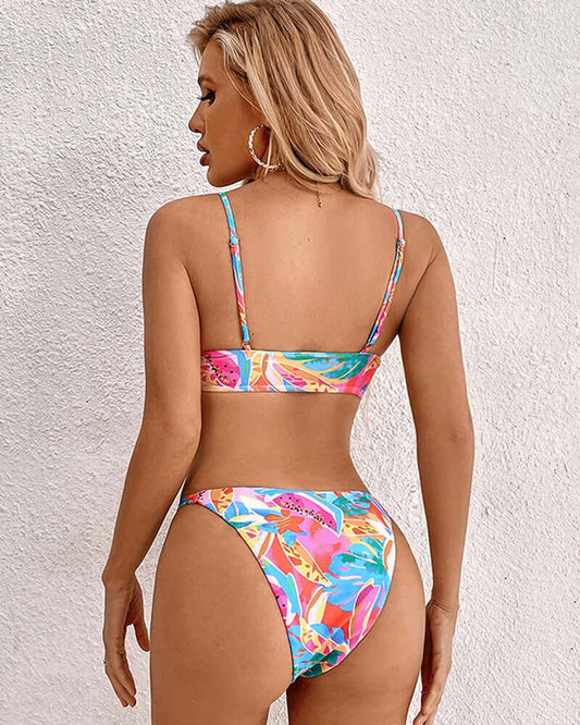 Vanessa® | Tropical Floral Print Bikini