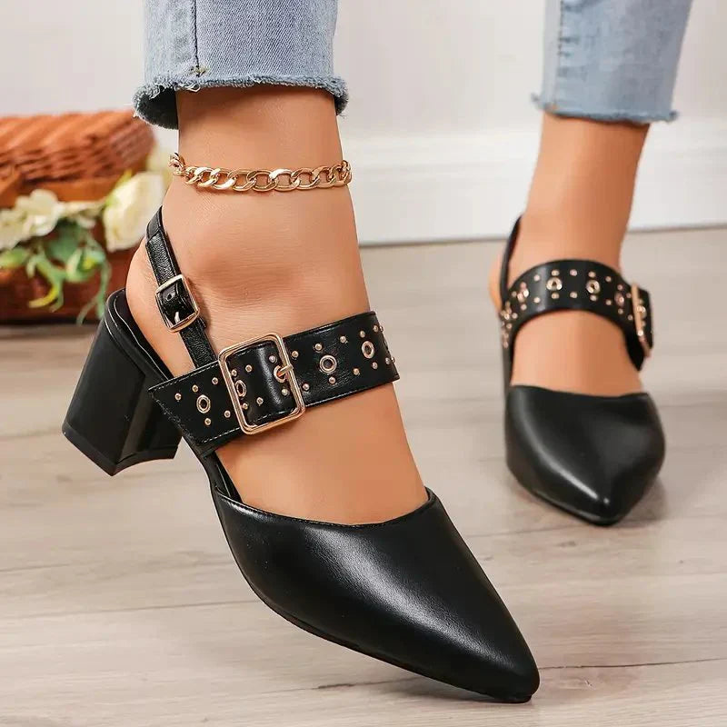 Imelda® | Elegant Sandals With Cuban Heels Tyrax