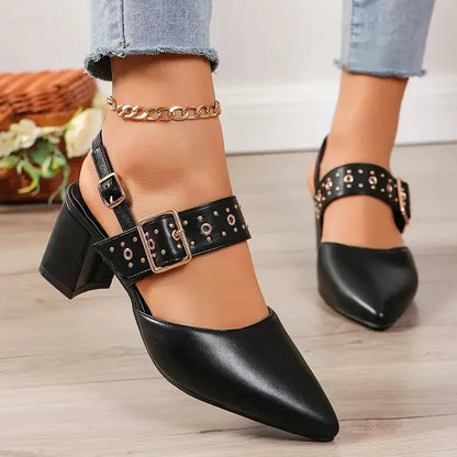 Imelda® | Elegant Sandals With Cuban Heels Tyrax