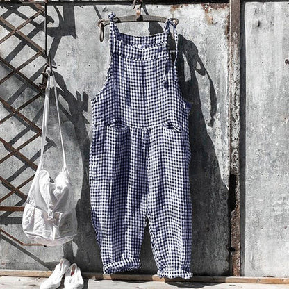 Addison® | Loose Striped Jumpsuit With Vintage Look