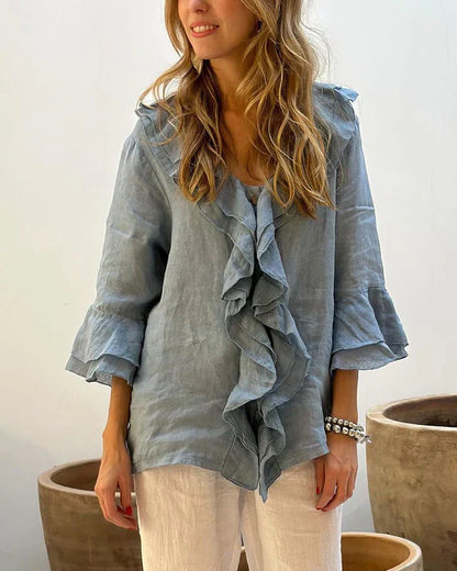 Lilian® | Elegant ruffle blouse