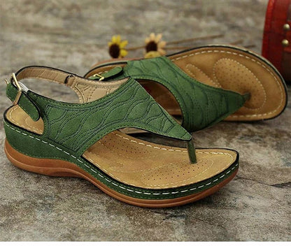 Irene® | Romanza Stylish wedge sandals for the summer beach look