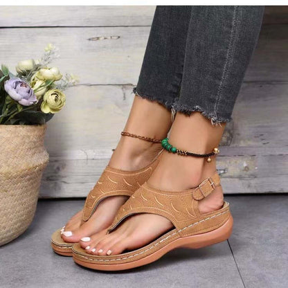 Irene® | Romanza Stylish wedge sandals for the summer beach look