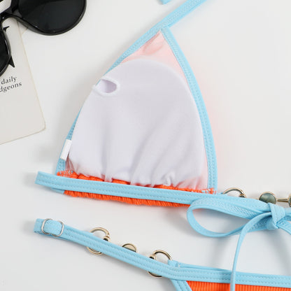 Bronwyn® | Brazilian bikini bottom and triangle top, Pink Edition