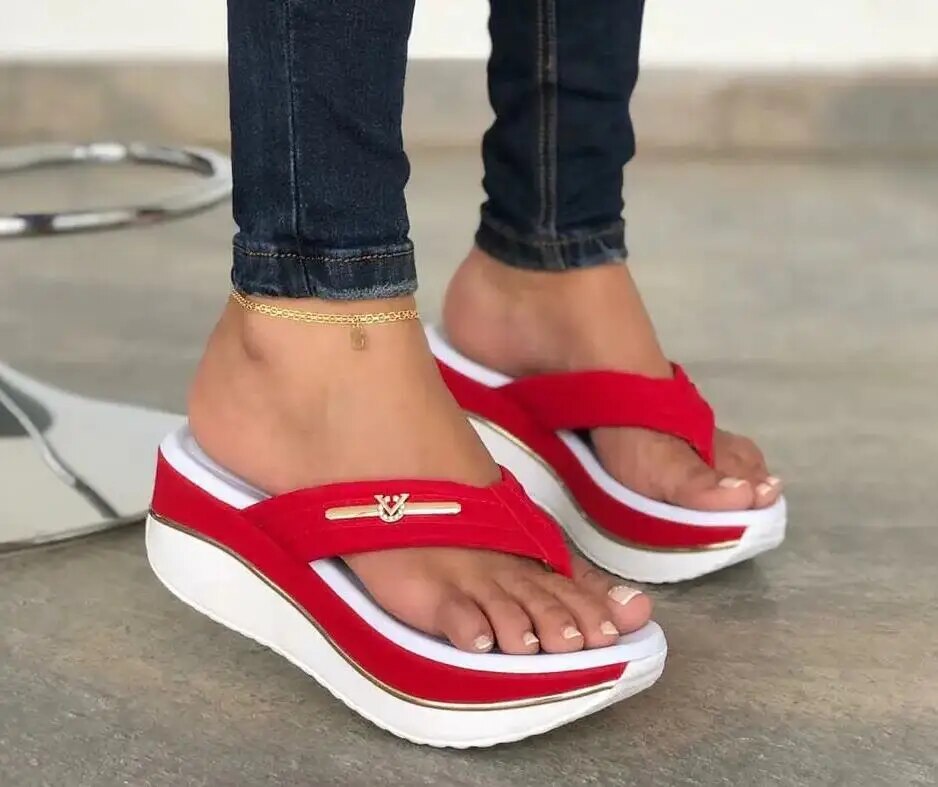 Yara® | Stylish thick wedge sandals for women