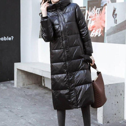 Beatriz® | Long, lightweight, waterproof down coat for women