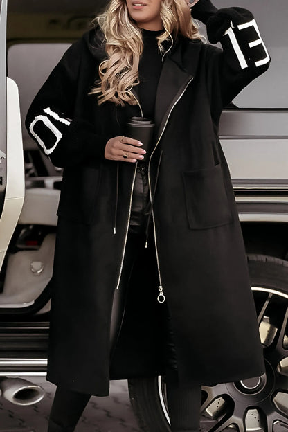 Abigail® | Hooded Patchwork Jacket