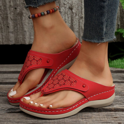 Gladys® | Orthopedic Leather Hiking Sandals