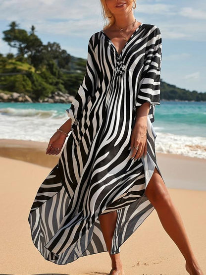 Abigail® | Elegant And Lightweight Zebra Beach Dress For Summer