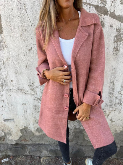 Ariadna® | Waterproof coat with lapel collar