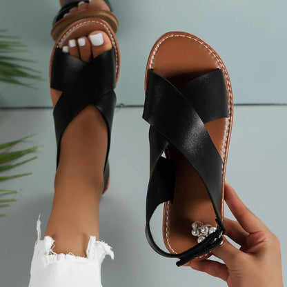 Nadine® | Women'S Leather Sandals With Buckle
