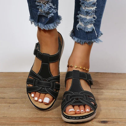 Giovanna® | Orthopedic leather sandals