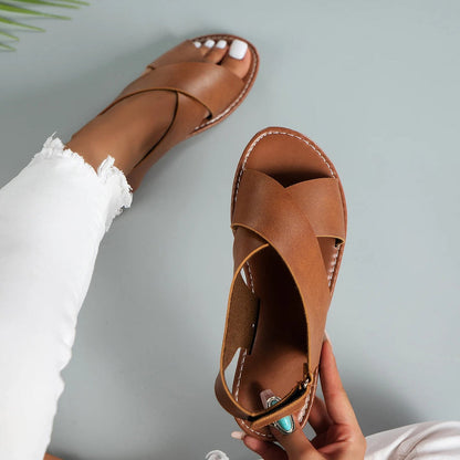 Nadine® | Women'S Leather Sandals With Buckle