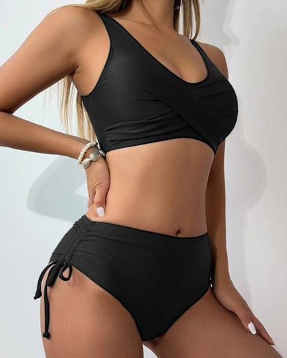 Ana® | Plain Bikini With A Sporty Twist And Drawstring
