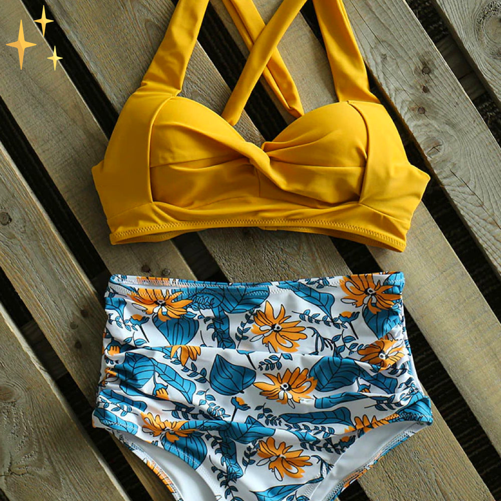 Ilda® | Bikini Set High Waist Bottom And Top For All Shapes And Sizes